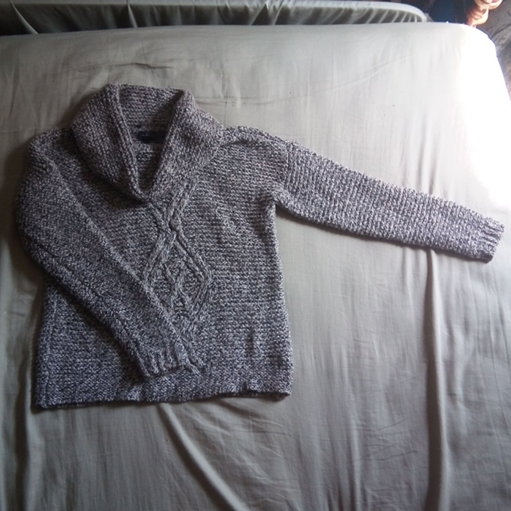 The Limited heavy turtle neck cable knit sweater